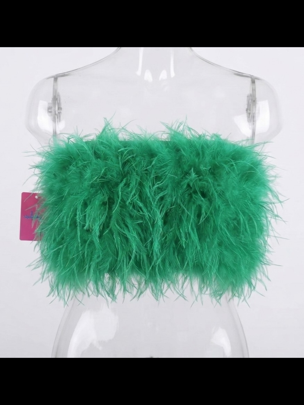 Buddy Love Emerald Feather Bandeau